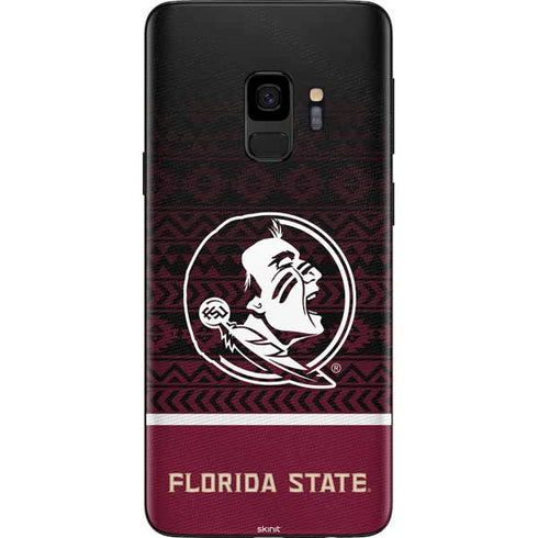 Florida State University Pattern Jersey Galaxy S9 Skin